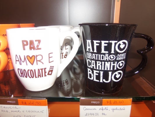 Caneca Afeto Preta - Brasil Cacau