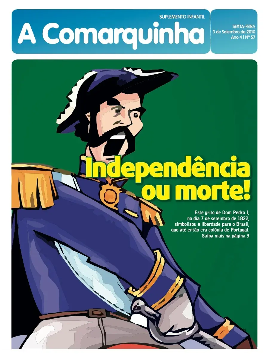 Primeira página da edição 57 de A Comarquinha, 3 de setembro de 2010