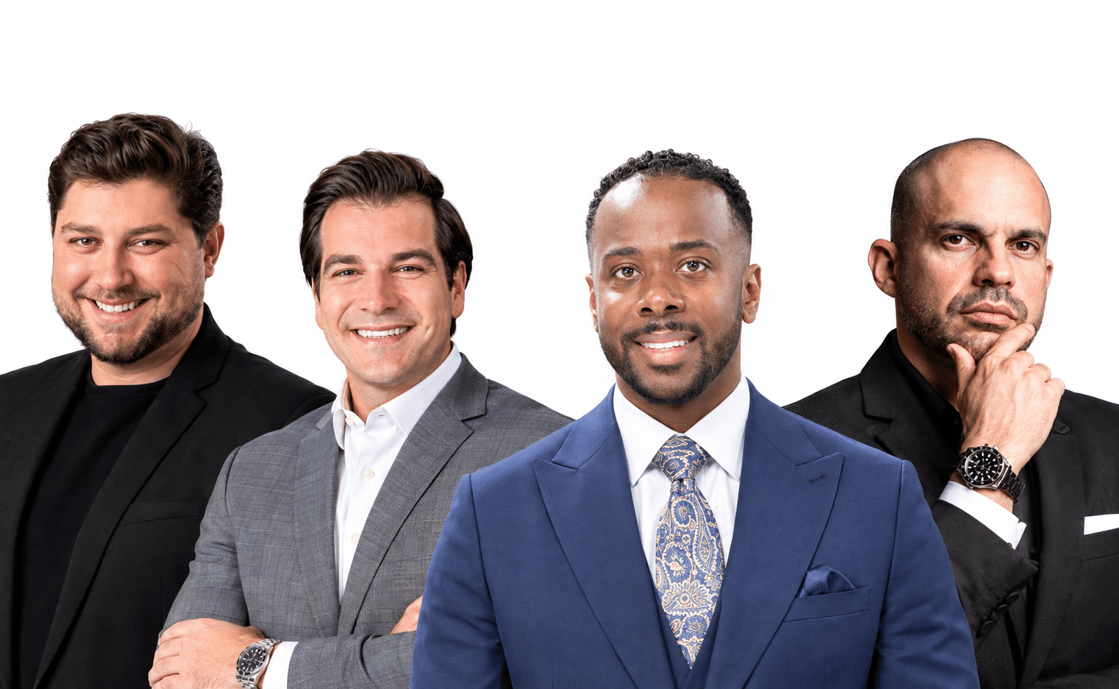 Os palestrantes. Ricardo Branco, Thiago Massicano, Higor de Oliveira e Rodrigo Salerno